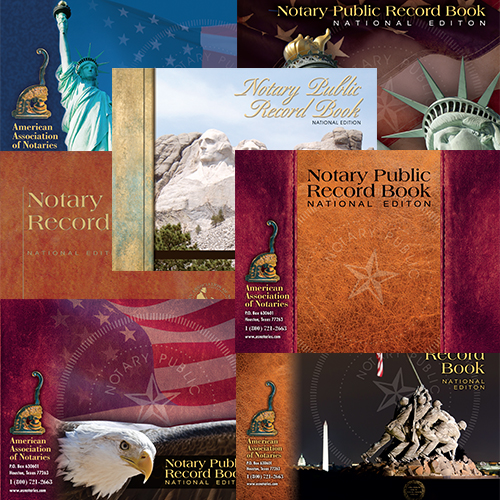 Nevada Notary Record Book (Journal) - 242 entries with thumbprint space