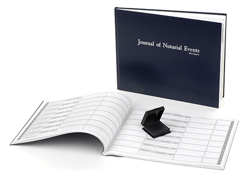 Maryland Hard Cover Notary Journal with Thumbprint Pad